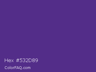 Hex #532d89 Color Image