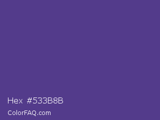 Hex #533b8b Color Image