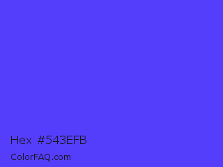 Hex #543efb Color Image