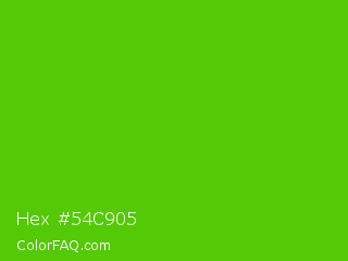 Hex #54c905 Color Image