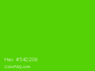 Hex #54d206 Color Image