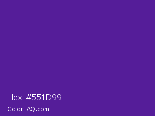 Hex #551d99 Color Image