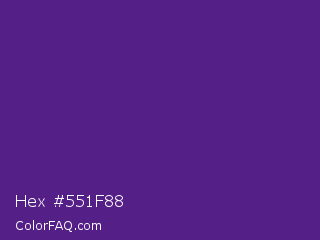 Hex #551f88 Color Image