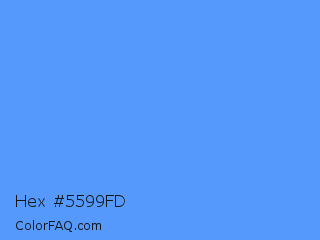 Hex #5599fd Color Image