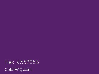Hex #56206b Color Image