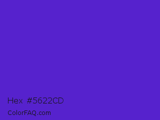 Hex #5622cd Color Image