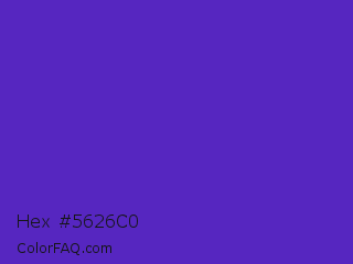 Hex #5626c0 Color Image