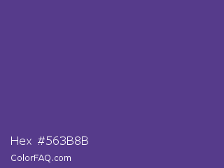 Hex #563b8b Color Image