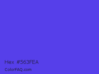 Hex #563fea Color Image