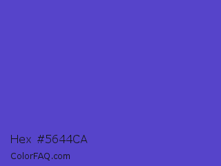 Hex #5644ca Color Image