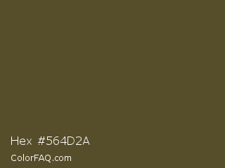 Hex #564d2a Color Image