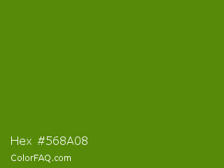 Hex #568a08 Color Image
