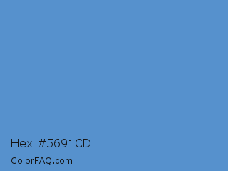 Hex #5691cd Color Image