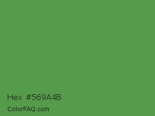 Hex #569a4b Color Image