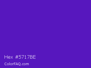 Hex #5717be Color Image