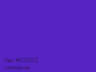 Hex #5722c2 Color Image