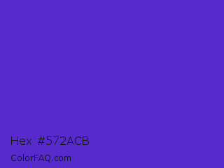 Hex #572acb Color Image