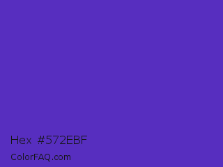Hex #572ebf Color Image
