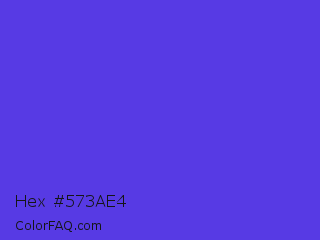 Hex #573ae4 Color Image