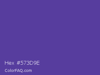 Hex #573d9e Color Image