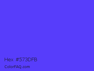 Hex #573dfb Color Image
