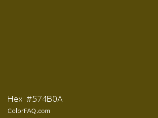 Hex #574b0a Color Image