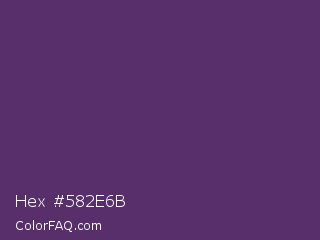 Hex #582e6b Color Image