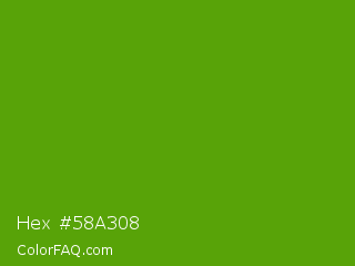 Hex #58a308 Color Image