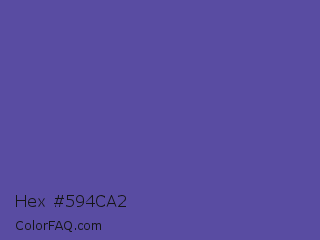 Hex #594ca2 Color Image