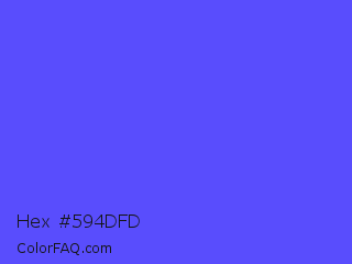 Hex #594dfd Color Image