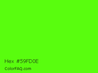 Hex #59fd0e Color Image