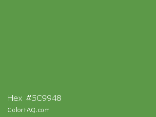 Hex #5c9948 Color Image