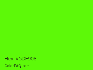 Hex #5df908 Color Image
