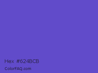 Hex #624bcb Color Image