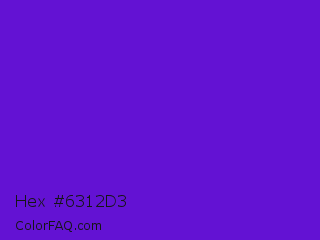 Hex #6312d3 Color Image