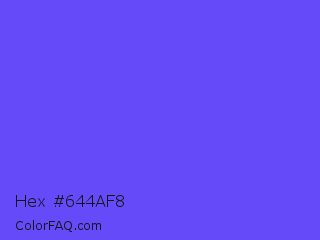 Hex #644af8 Color Image