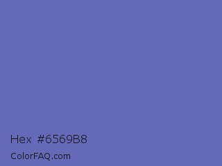 Hex #6569b8 Color Image