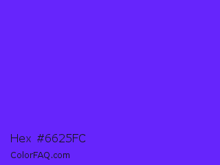 Hex #6625fc Color Image