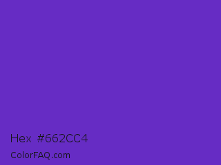 Hex #662cc4 Color Image