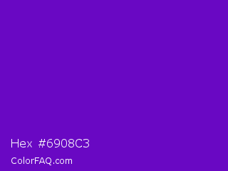 Hex #6908c3 Color Image