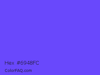 Hex #6948fc Color Image