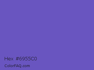 Hex #6955c0 Color Image