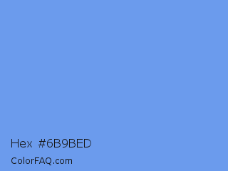 Hex #6b9bed Color Image
