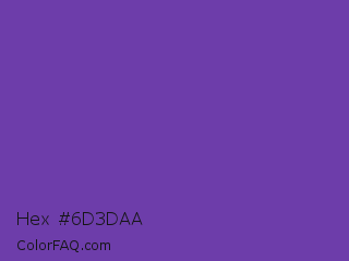 Hex #6d3daa Color Image
