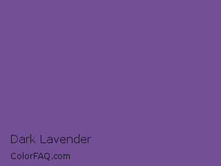 Hex #734f96 Dark Lavender Color Image