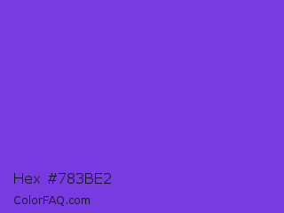 Hex #783be2 Color Image
