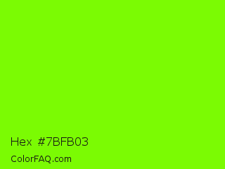 Hex #7bfb03 Color Image