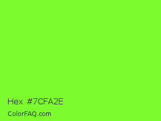 Hex #7cfa2e Color Image