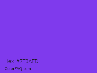 Hex #7f3aed Color Image