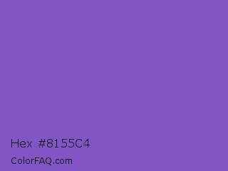 Hex #8155c4 Color Image